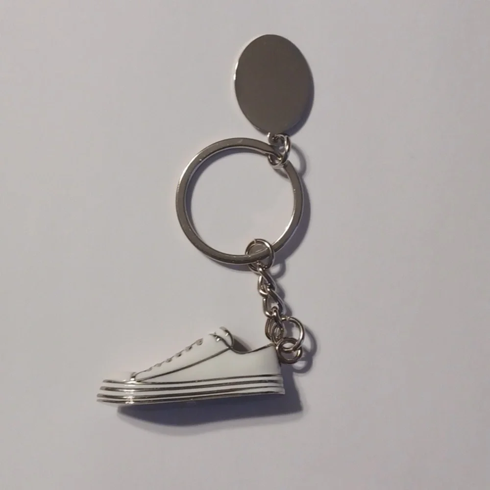 White Sneaker Keychain